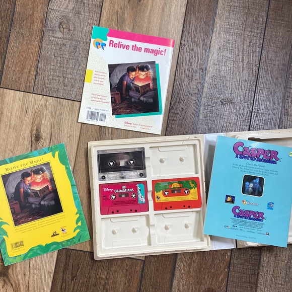 Set of 3 Read Along Books on Tape Disney Lion King 101 Dalmations and Casper - Picture 3 of 8